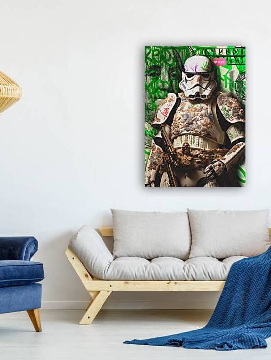 the stormtrooper PopArt 1 by Motvink
