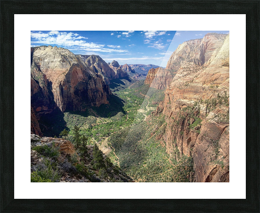 Angels Landing Picture Frame print