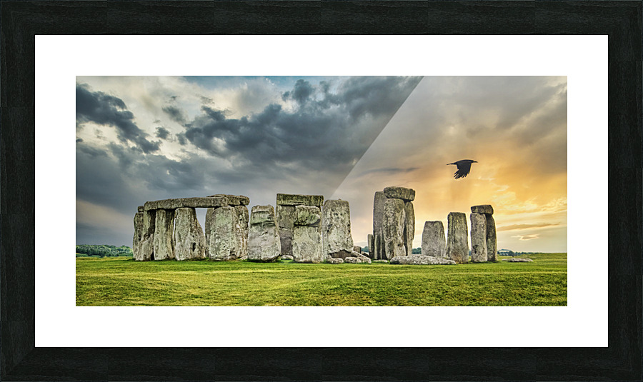 Stonehenge Picture Frame print