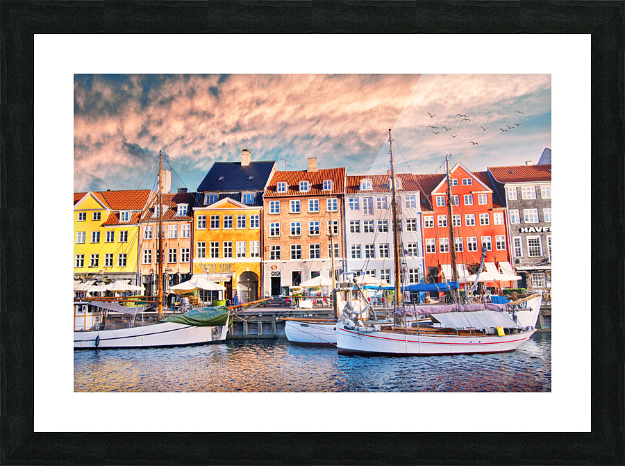 Copenhagen Picture Frame print