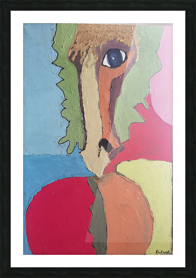 Cheval vert Picture Frame print
