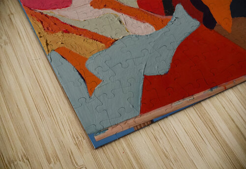 Femme et chat  Klacard puzzle