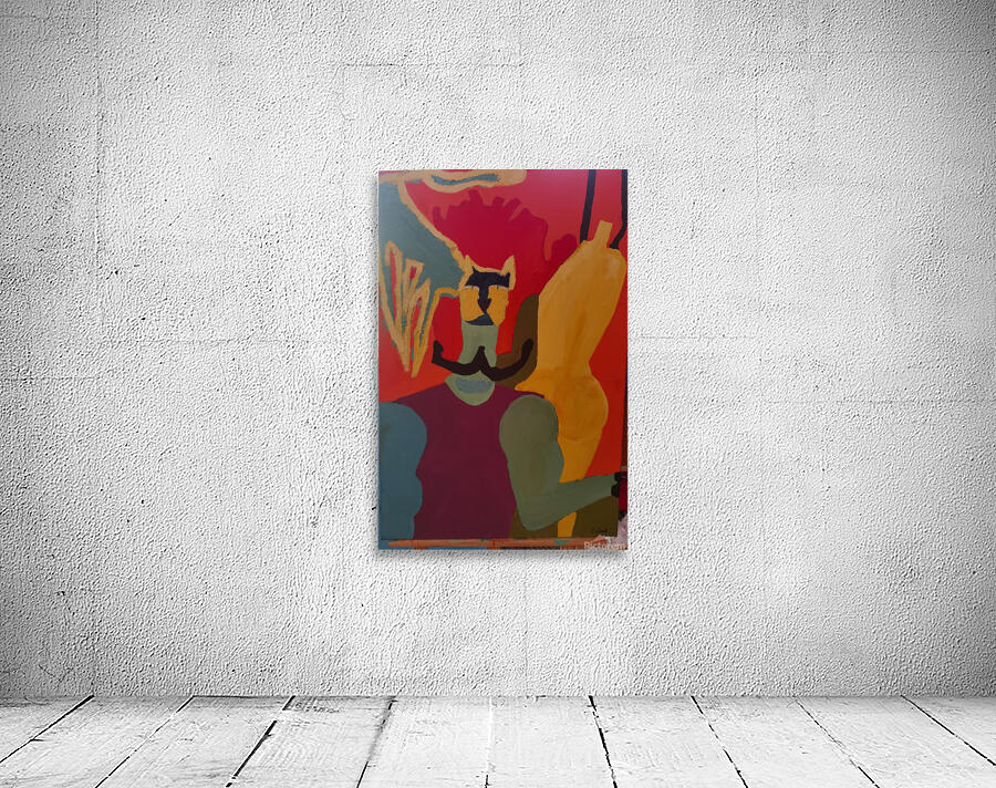 Moustache et chate Wall Preview
