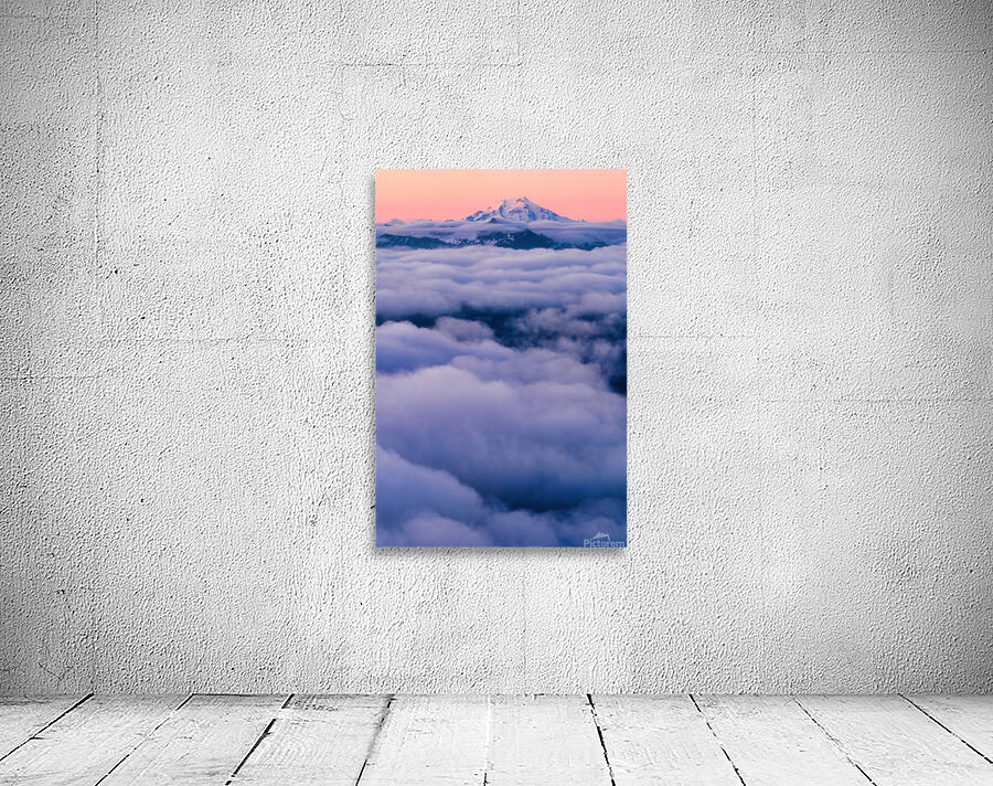 Dawn Cloudscape with Mount Rainier Wall Preview