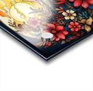 sunset mountains landscape nature sky trees cloud Acrylic print