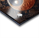 yin yang iron brass symbol harmony logo nature.jp Acrylic print