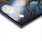 tree branches mystical moon expressionist oil pai Acrylic print