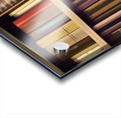 books bookshelves office fantasy background artwo Acrylic print