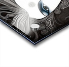 woman face art nouveau line art drawing vintage r Acrylic print