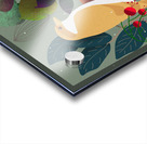 flowers branches leaves bird plants spring summer Acrylic print