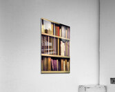 books bookshelves office fantasy background artwo Acrylic Print