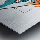 architecture building construction modern futuris Metal print