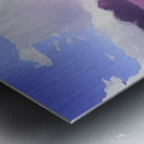 lavendar field nature setting landscape farm crop Metal print