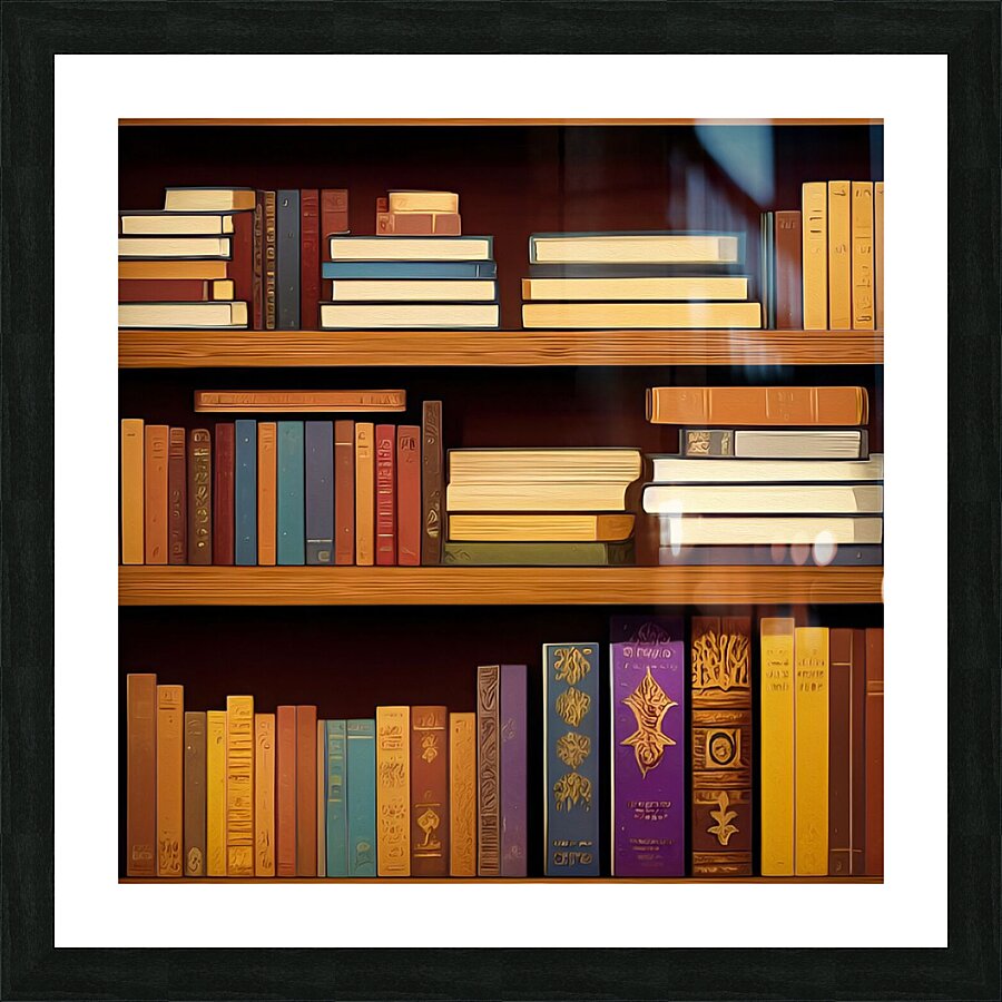 book nook books bookshelves comfortable cozy lite 1708435146.1016 Picture Frame print
