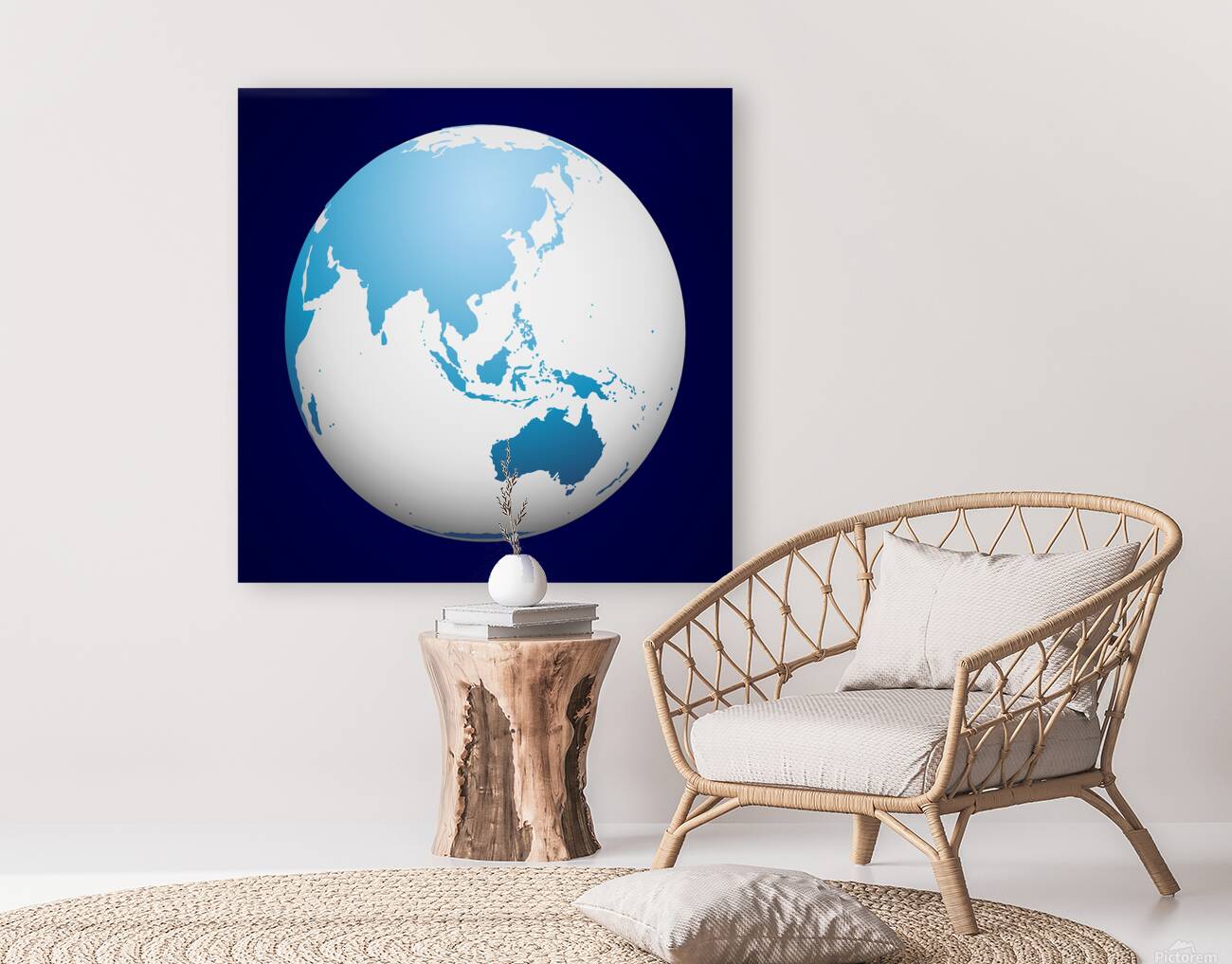 earth blue planet globe planet world space univer Reproduction
