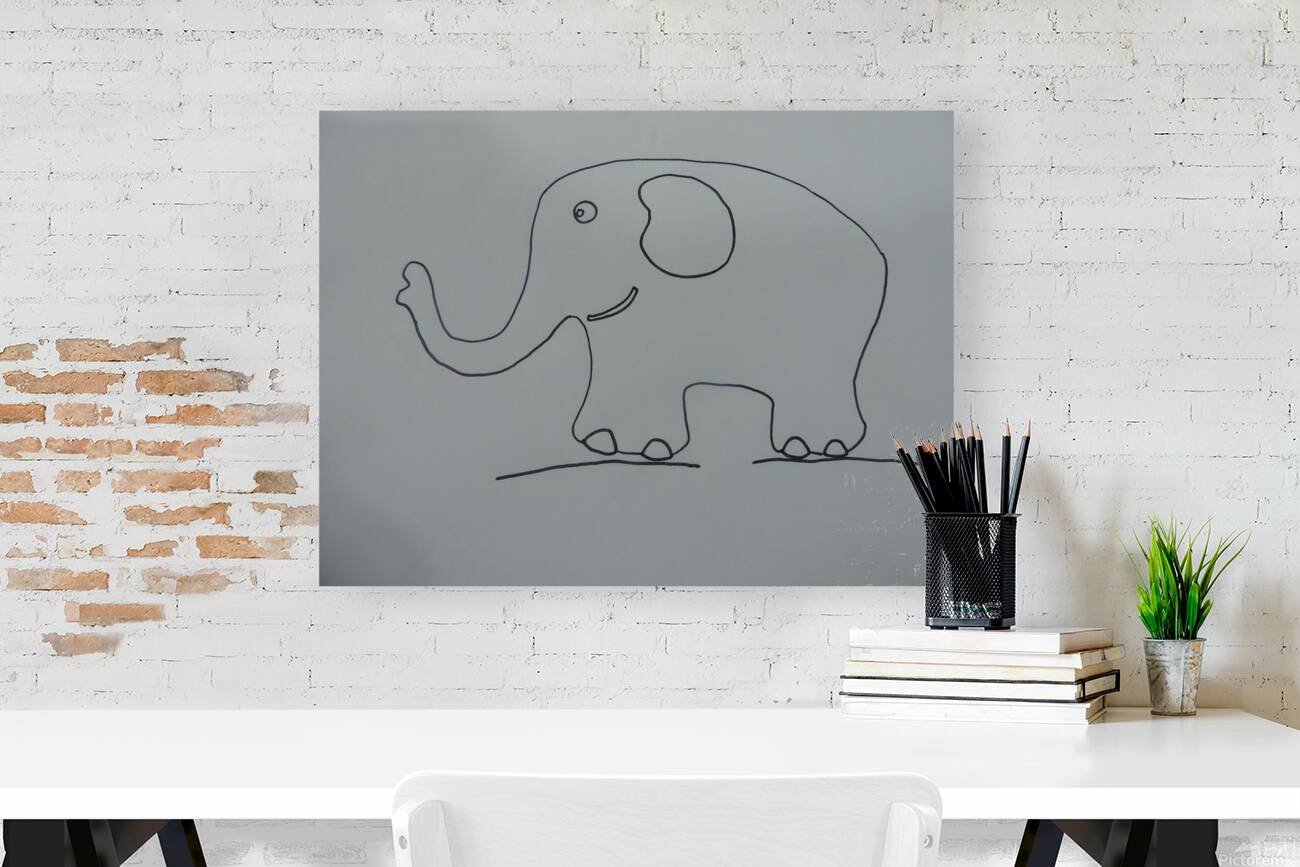 elephant drawing Reproduction