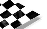 grid domino bench and black HD Metal print