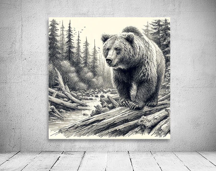 grizzly bear dangerous Wall Preview