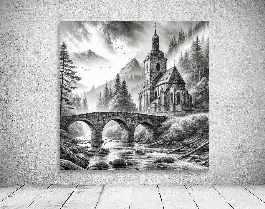 church bridge Wall Preview