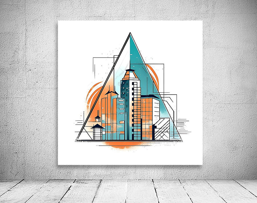 architecture building construction modern futuris Wall Preview