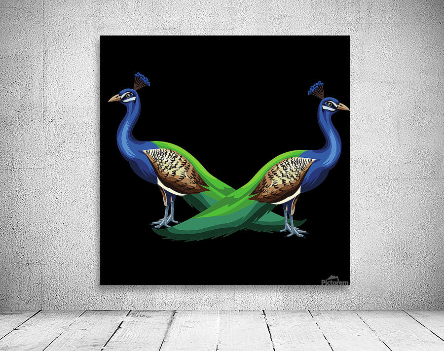 peacocks birds animals peafowls peafowls wildlife Wall Preview