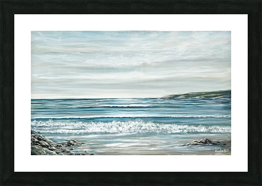 Pacific Coastline Picture Frame print