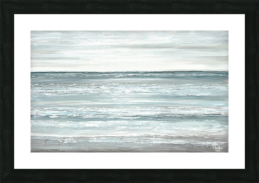 Seaside Solitude Picture Frame print