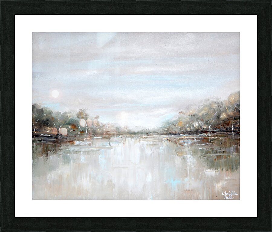 Serene Reflections Picture Frame print