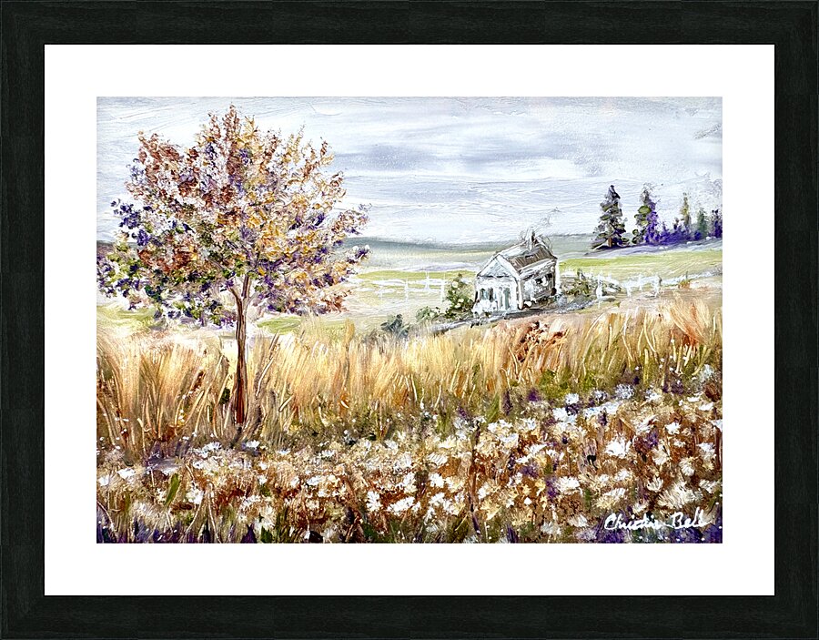 Little Cottage Picture Frame print