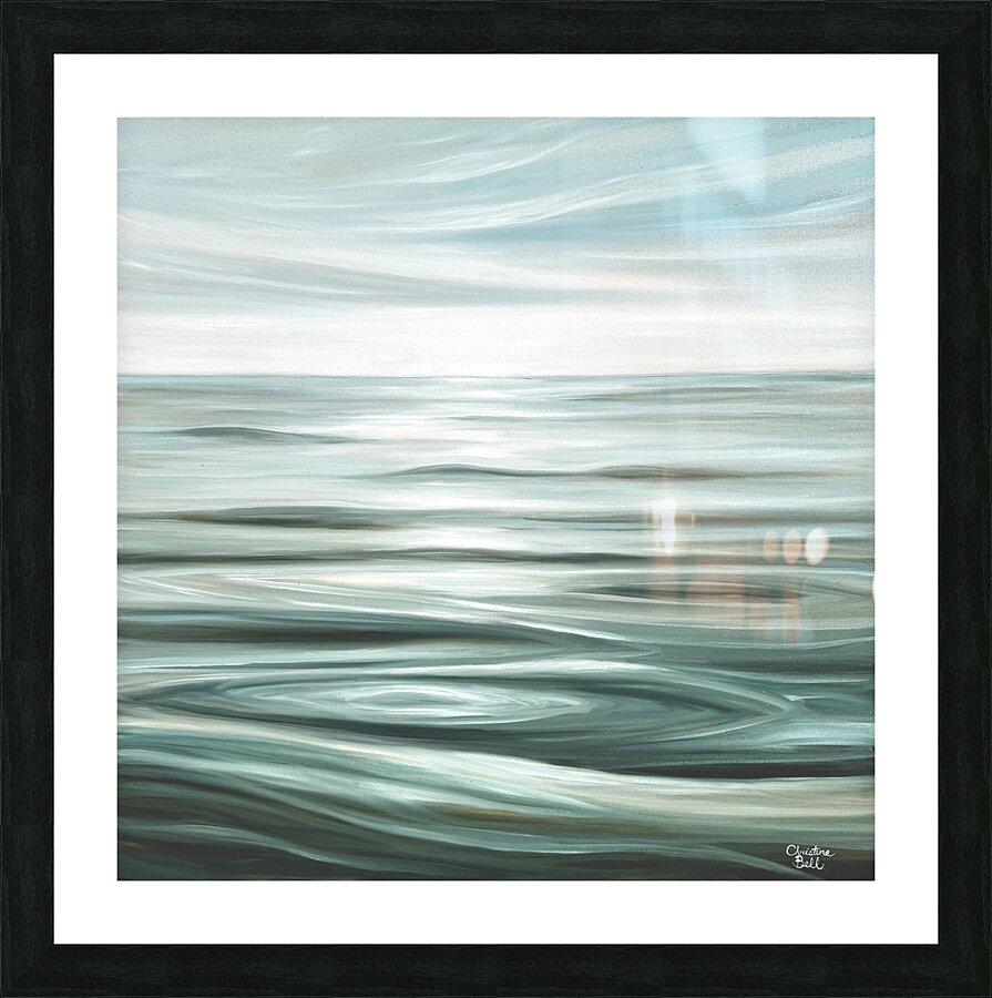 Pristine Waters Picture Frame print