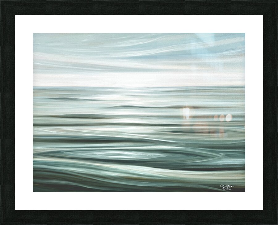 Pristine Waters II Picture Frame print