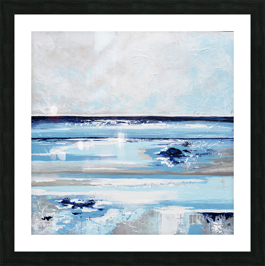 Exhale Picture Frame print