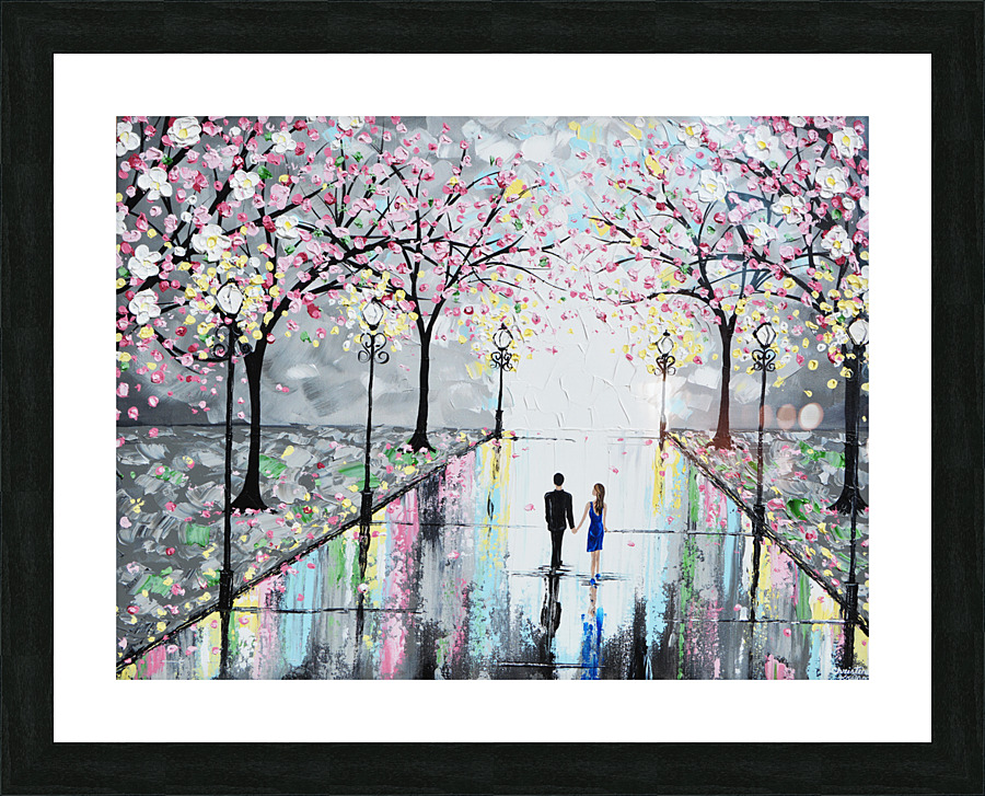 Blossoming Romance Picture Frame print