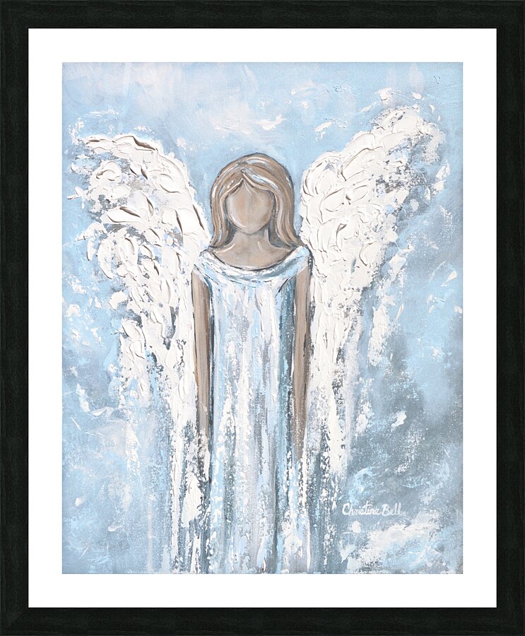 Loves Angel Picture Frame print