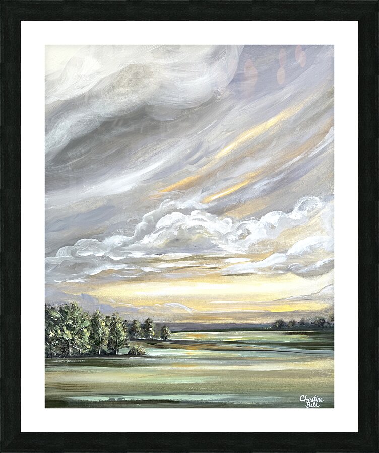 Luminous Sunrise Picture Frame print