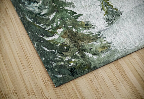 Misty Forest I Christine Bell puzzle