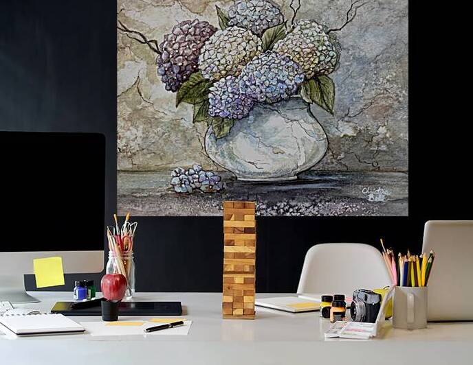 Delicate Hydrangea by Christine Bell