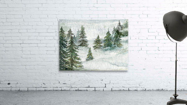Misty Forest I Wall Preview