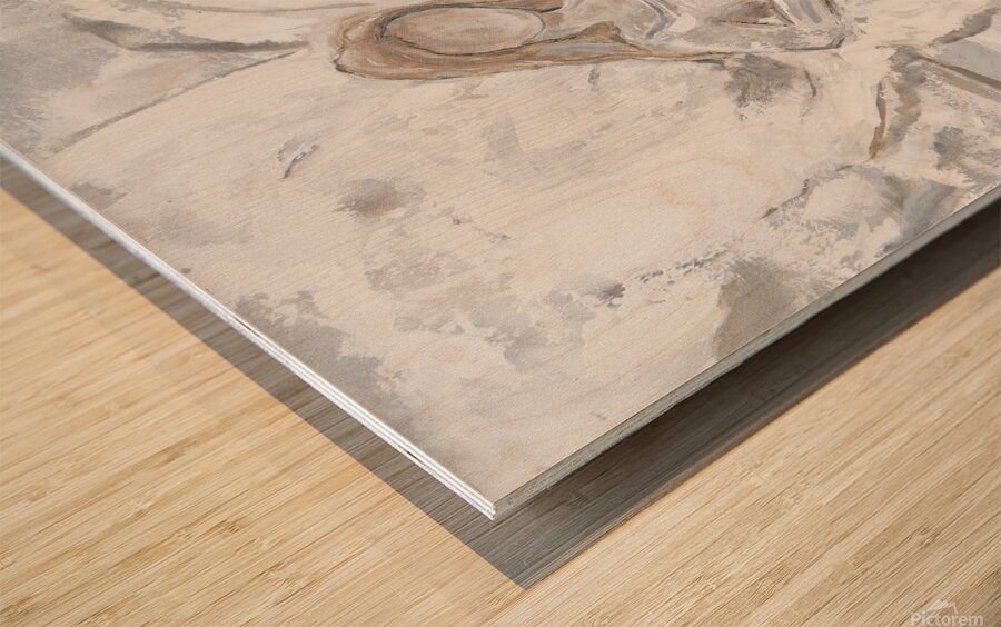 Protected in My Love Wood print