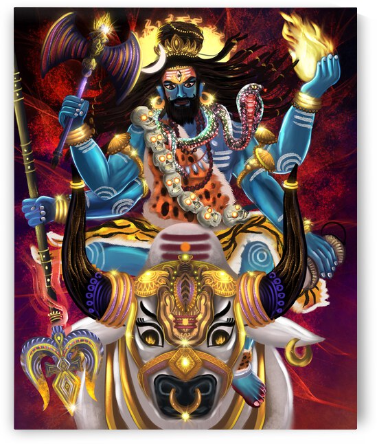 Shiva Bull by Indian Trap