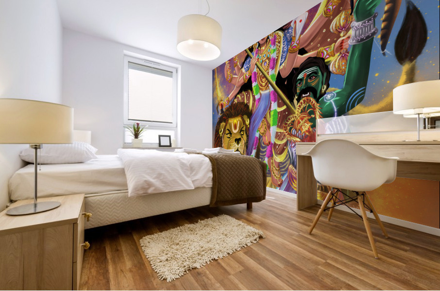 Durga 3 Mural print