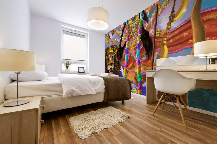 Durga 4 Mural print