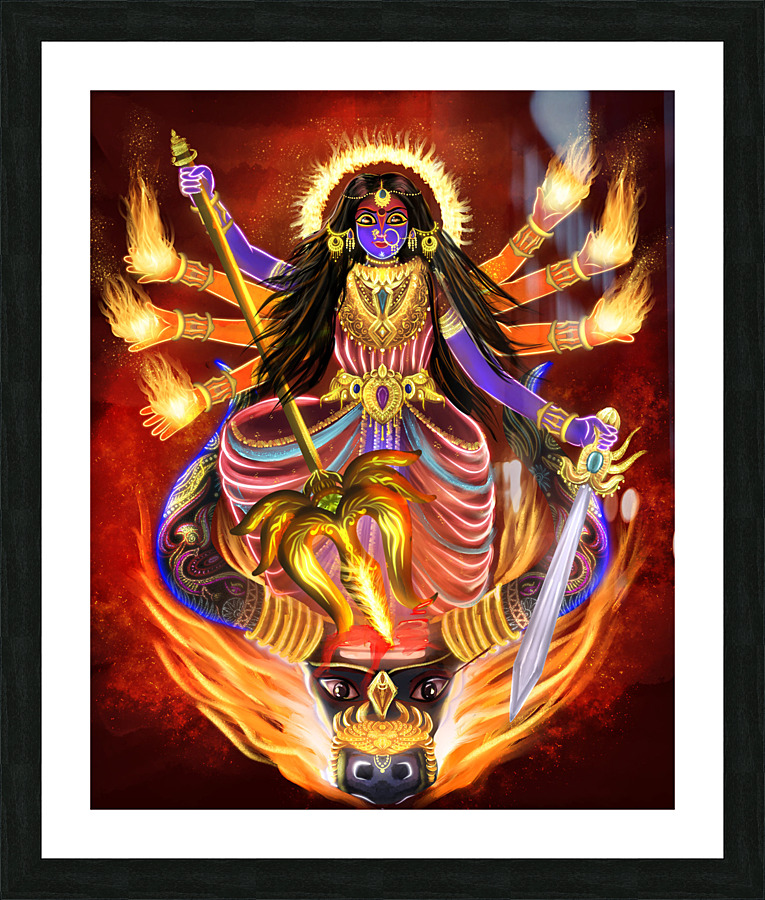 Durga 1 Picture Frame print