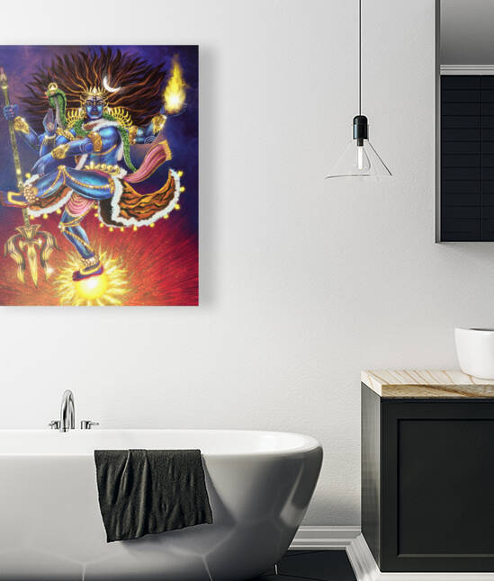 Shiva Dancing by Indian Trap