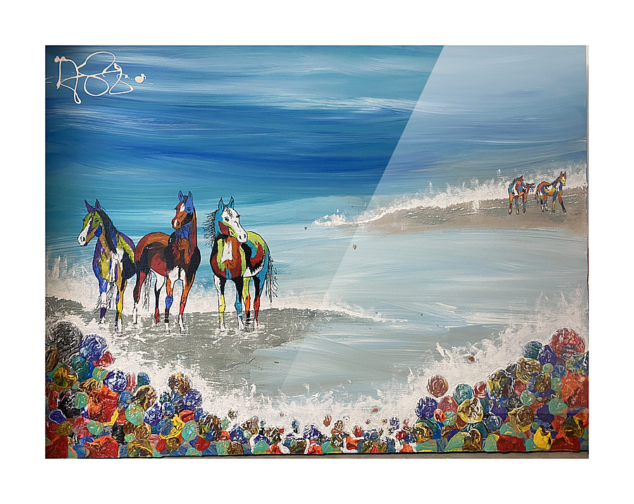 Beach Bums Picture Frame print
