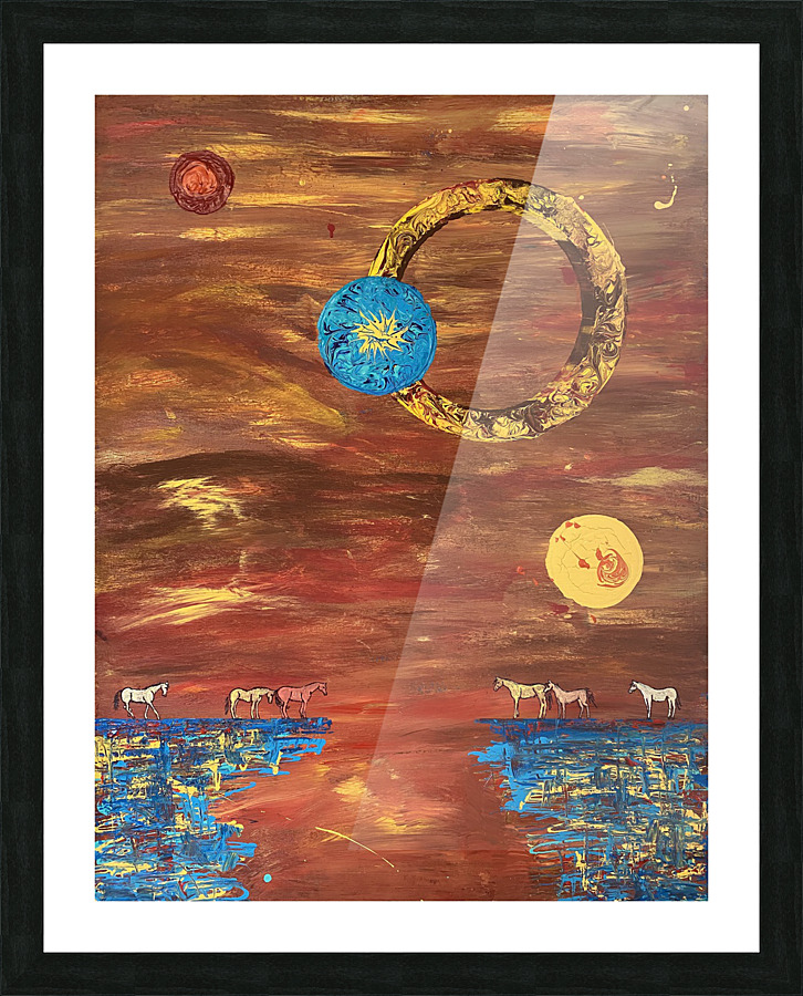 Crossing the Divide Picture Frame print