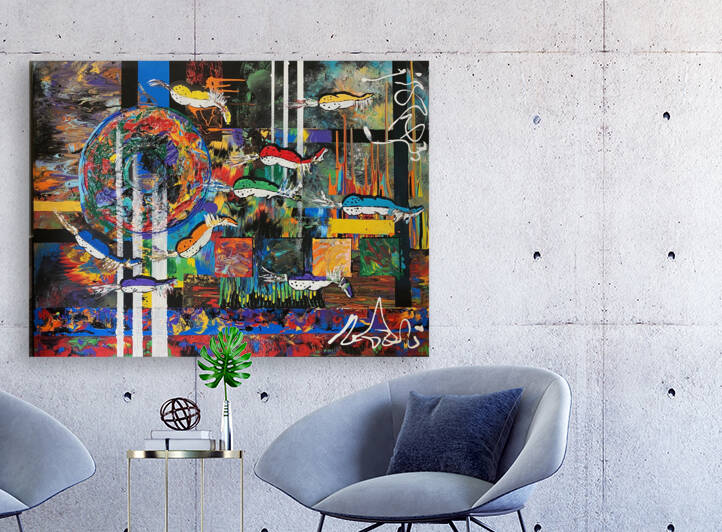 Rounded Up - Horizontal by Holly K Fine Art