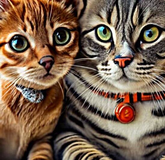 cat with dog 1 by Billya
