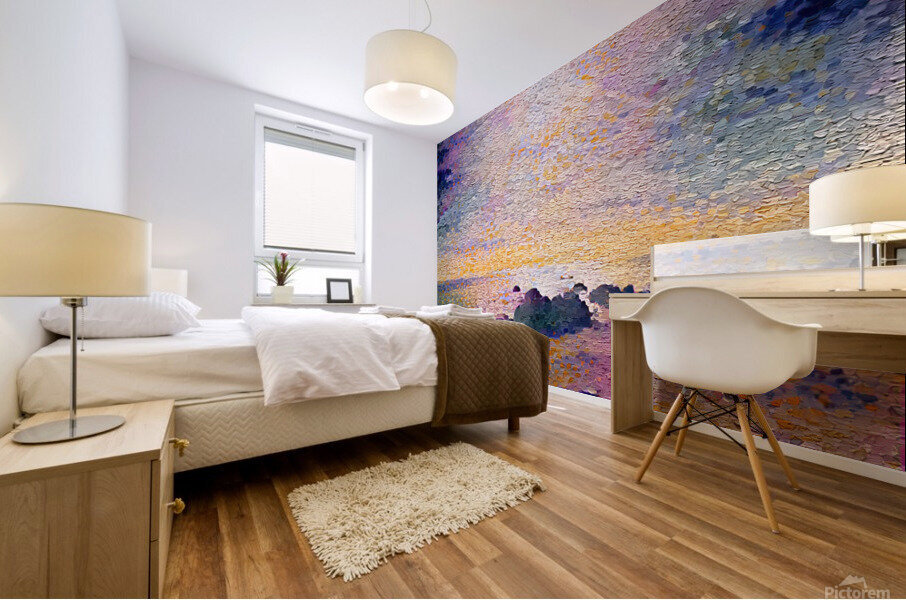 Bright Lonely Dawn Mural print