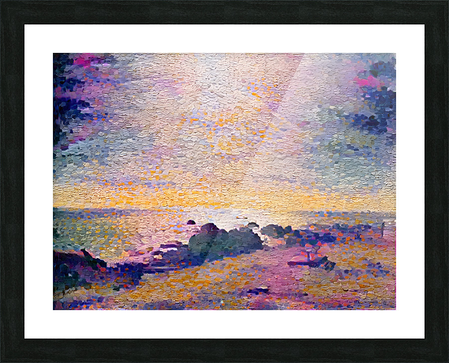 Bright Lonely Dawn Picture Frame print